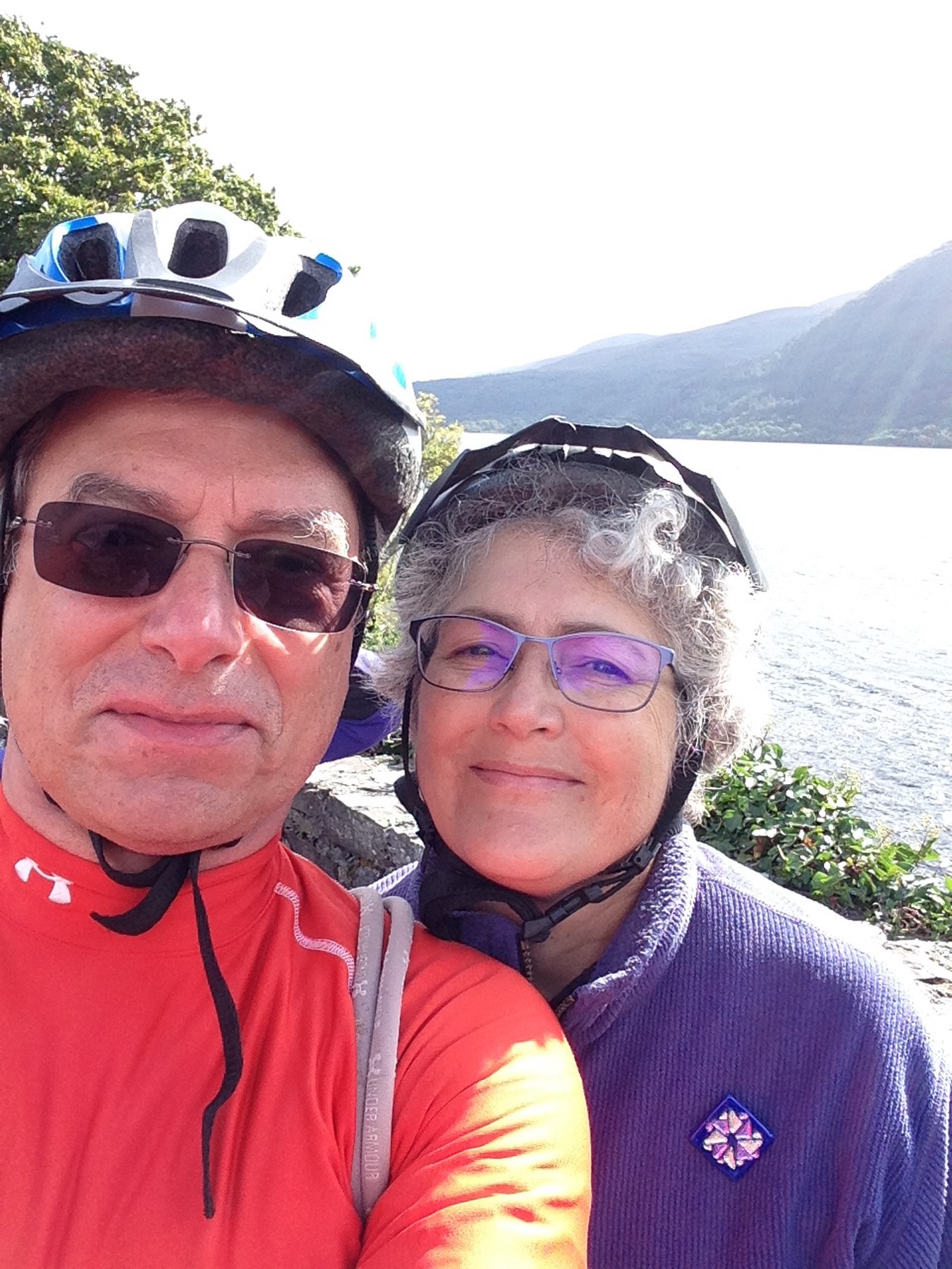Biking around Muckross Lake